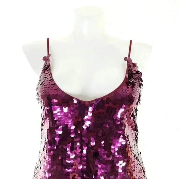 Free People Paillette sequin Party Midi/ maxi Slip - Picture 7 of 8